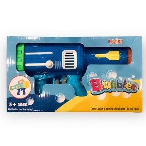 NEW - Bubble Machine Bubbler Maker 36 Hole Automatic Toy Gun - 4 Color Options